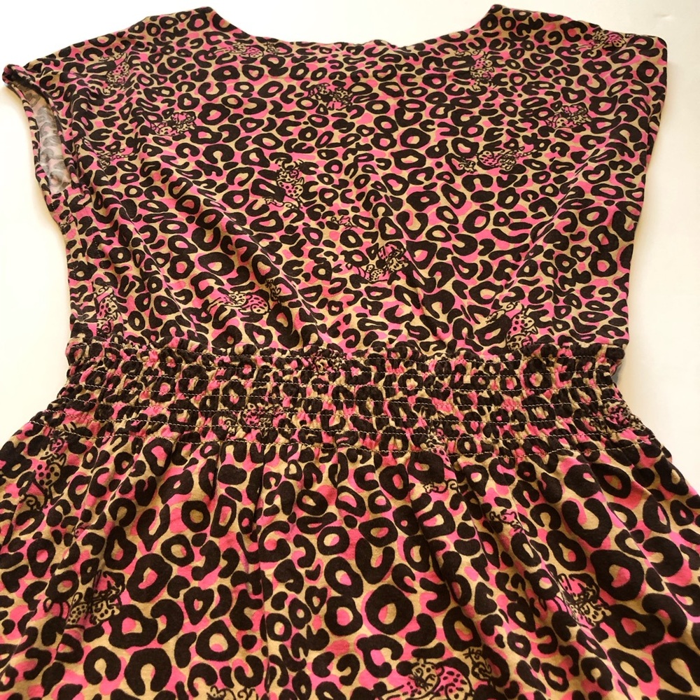 Lilly Pulitzer Sadie PB Camel Thrill of the Chaise Leopard Print Dress Size S - Picture 8 of 11